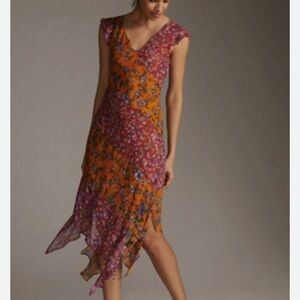 Anthropologie Hanky Hem Mini dress 18W